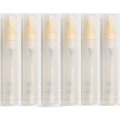 Marqueur peinture vides pointe biseautée 8 mm (Lot de 6) - Image principale