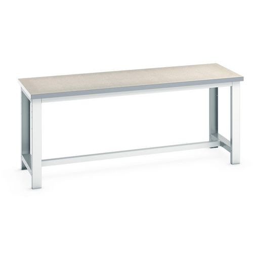 Établi Cubio Linoléum - Largeur 200cm, Profondeur 750mm, Hauteur 840mm - Bott - Image principale
