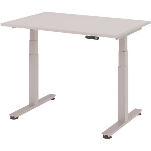 Bureau électrique mémoire 120 x 80 cm Gris - Image principale