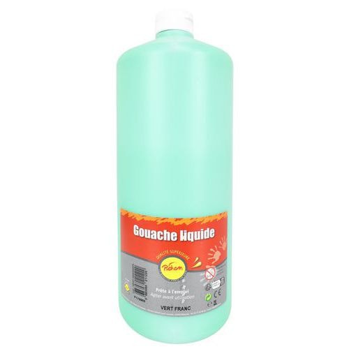 Flacon 2 litres gouache pichon avec bec verseur - vert franc - Image principale
