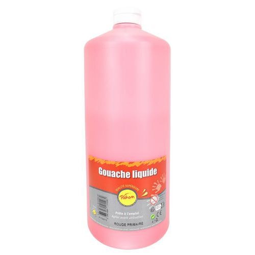 Flacon 2 litres gouache pichon avec bec verseur - rouge primaire (magenta) - Image principale