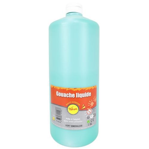 Flacon 2 litres gouache pichon avec bec verseur - vert emeraude - Image principale