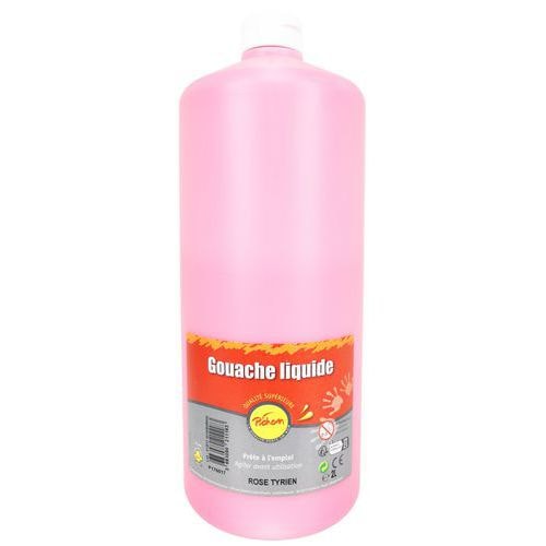 Flacon 2 litres gouache pichon avec bec verseur - rose tyrien - Image principale