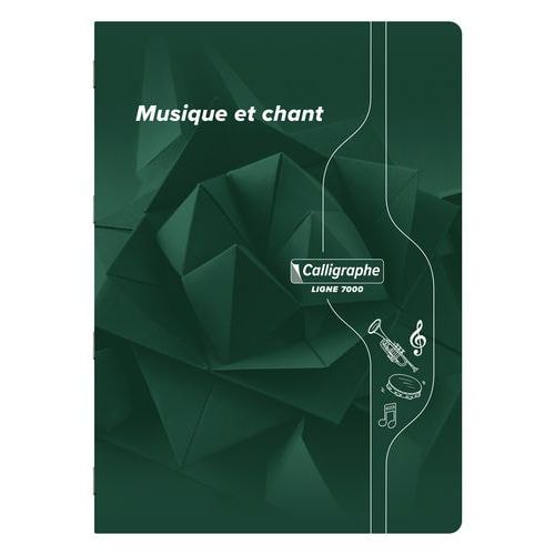 Cahier musique A4 24 pages musique - 24 pages seyes - Image principale