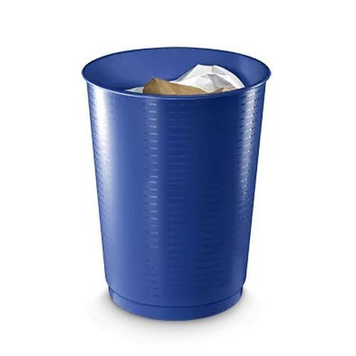 Corbeille à papier géante 'gloss' - Bleu - Image principale