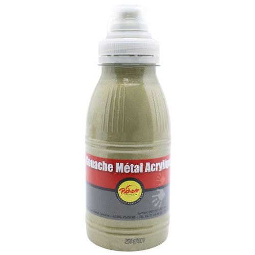 Flacon 250 ml gouache métal acrylique pichon - bronze - Image principale