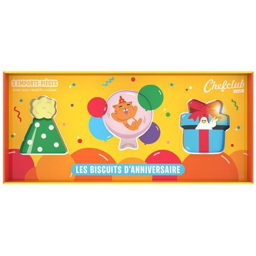 Emporte-pièces les biscuits d'anniversaire - Image principale