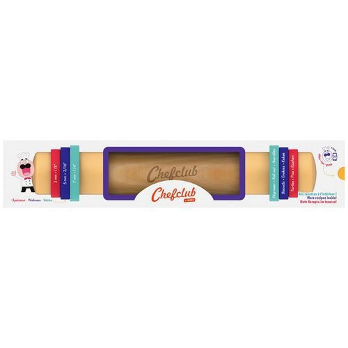 Rouleau à pâtisserie avec anneaux ajustables Chefclub Kids - Image principale