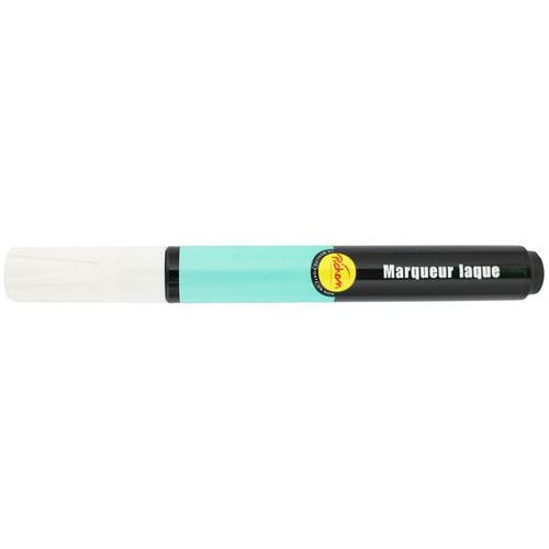 Marqueur peinture, laque brillante pichon, 6 ml - blanc - Image principale