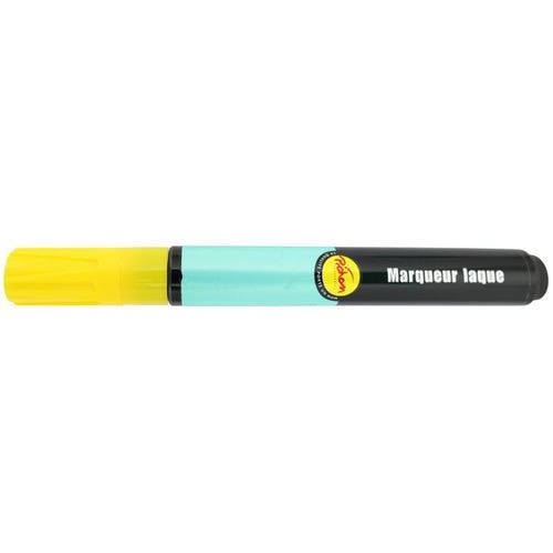 Marqueur peinture, laque brillante pichon, 6 ml - jaune - Image principale