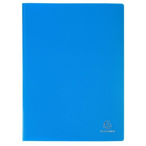 Reliure plastique 60 volets transparents - Bleu - Image principale