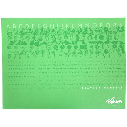 Cahier travaux manuels à l'italienne 32x24 cm uni blanc 48 pages 70g - Image principale