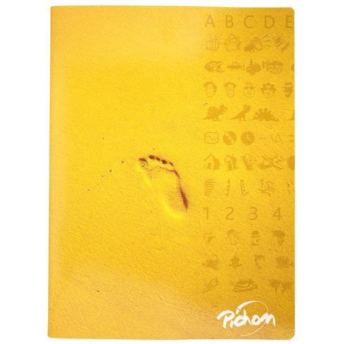 Cahier piqûre 96 pages 24x32 cm seyes super 90g - Jaune - Image principale