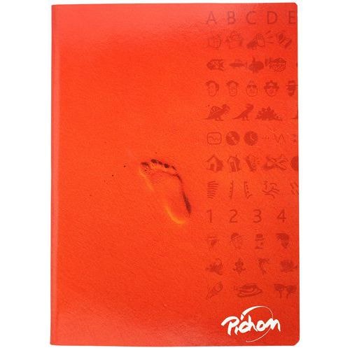 Cahier piqûre 96 pages 24x32 cm seyes super 90g - Rouge - Image principale