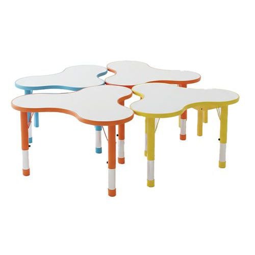 Table Clémence plateau trèfle - Manutan Expert - Image principale