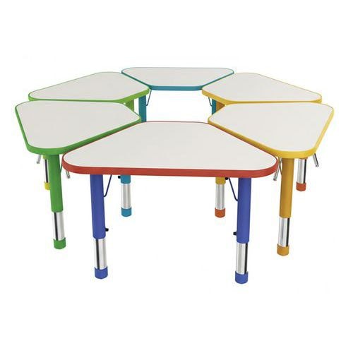 Table Clémence plateau triangulaire - Manutan Expert - Image principale