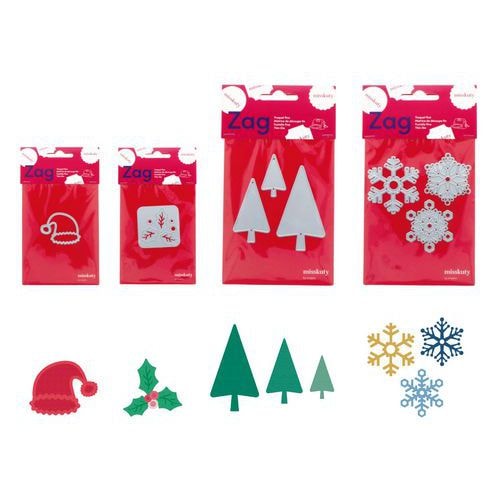 Set 4 matrices Zag Noel - Image principale