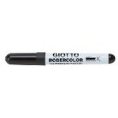 Marqueur Robercolor Giotto pointe biseautée effaçable à sec - noir - Image principale