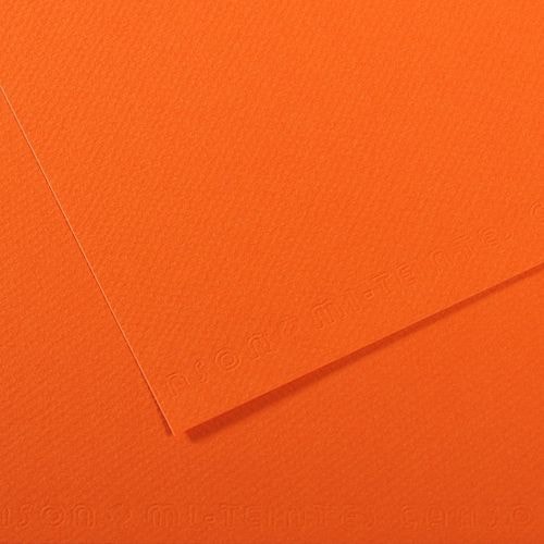 Papier dessin mi-teintes Canson 160 g - 50 x 65 - orange - Image principale