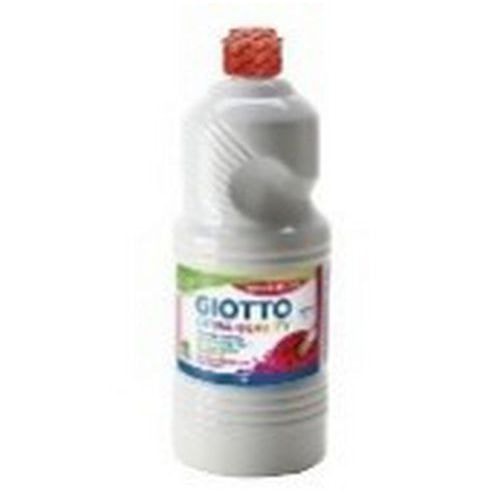 Flacon 1 litre gouache liquide giotto avec bouchon doseur - blanc - Image principale
