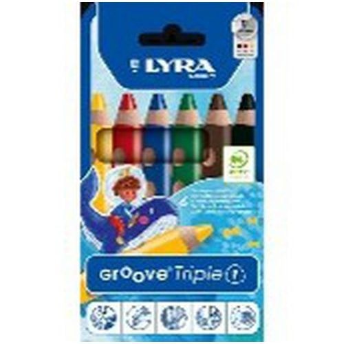 Etui 6 crayons Groove TRIPLEONE - Image principale