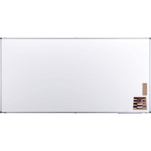 PREMIUM tableau blanc 100x200cm Acier laqué blanc - Image principale