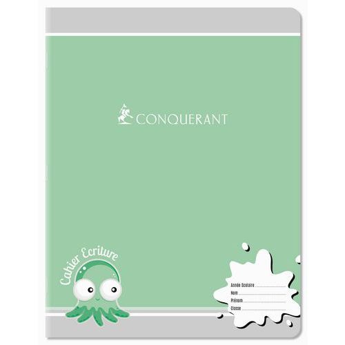 Cahier 17x22 cm super 90g 32 pages seyes 16x16 interligne 4 mm - Image principale