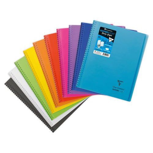 Koverbook cahier dessin 22,5x29,7cm spiralé 100p papier blanc 125 g - Lot de 10 - Image principale