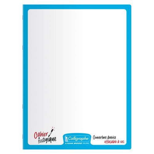 Calligraphe Cahier Magique couverture ardoise 24x32cm 48p séyès 90g - Lot de 10 - Image principale