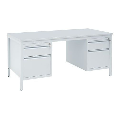 Bureau droit avec caisson Base-Line - Image principale