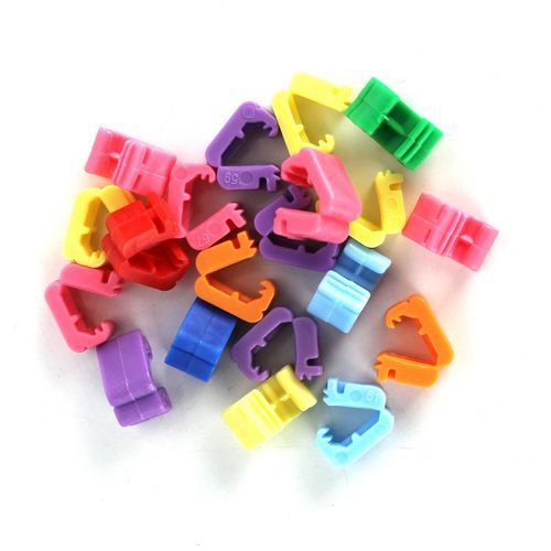 Clips fermeture de ballon en plastiques couleur (x50) - Image principale