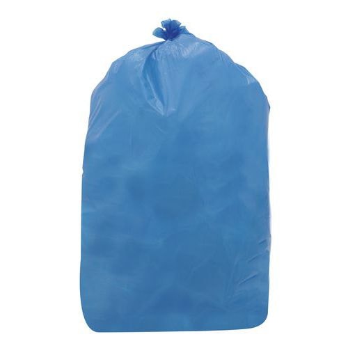 200 Sacs poubelle PEHD 120 L Bleu - Image principale
