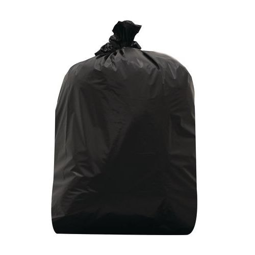 100 Sacs poubelle en PEBD - haute résistance - 60 L Noir - Image principale