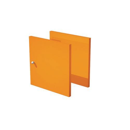 Lot de 2 portes pour meuble de rangement Maxicube - Orange - Image principale