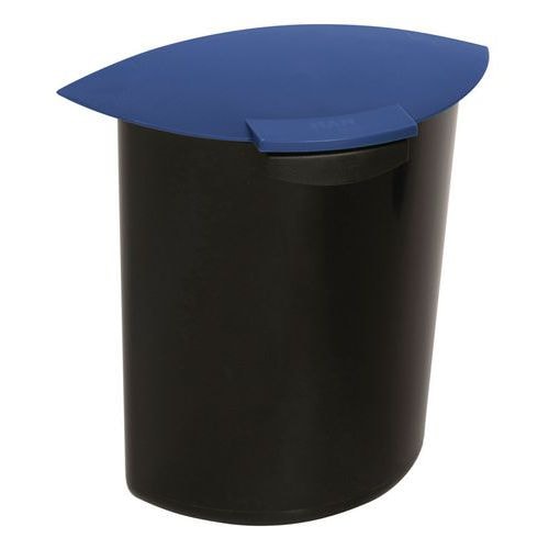 Compartiment 6L couvercle A pour corbeille 18L  Noir/bleu - Image principale