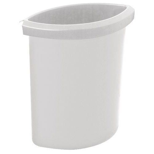 Compartiment 6L pour corbeille en plastique 18L et 30L, Coloris : Gris - Image principale