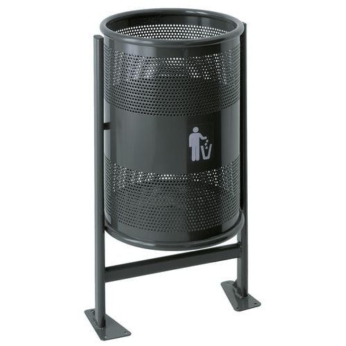 Corbeille d'extérieur sur support - 60 L et 80 L - Image principale