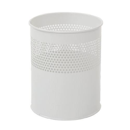 Corbeille en métal perforé à mi-hauteur 10L et 15L - Vepabins - Image principale