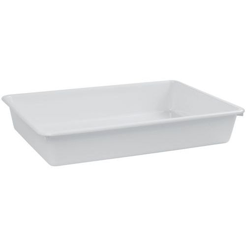 Lot de 6 Plat HIPS 49 cm HIPS Blanc cassé - Image principale