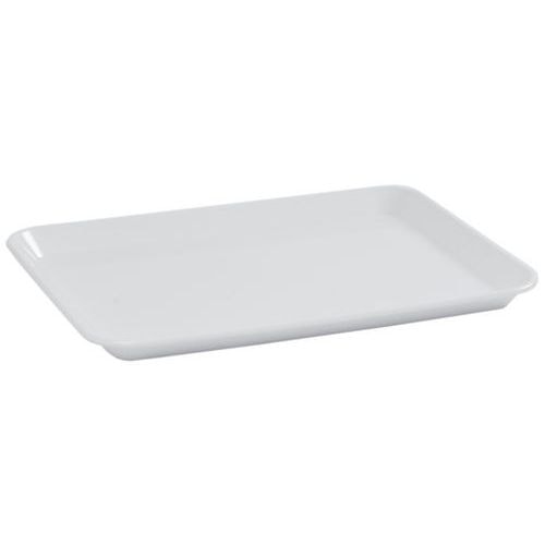 Lot de 12 Plateau HIPS 24 cm HIPS Blanc - Image principale
