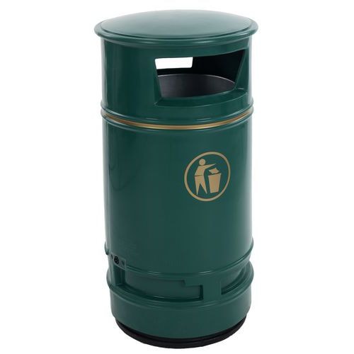 Poubelle Copperfield 90L vert - Image principale