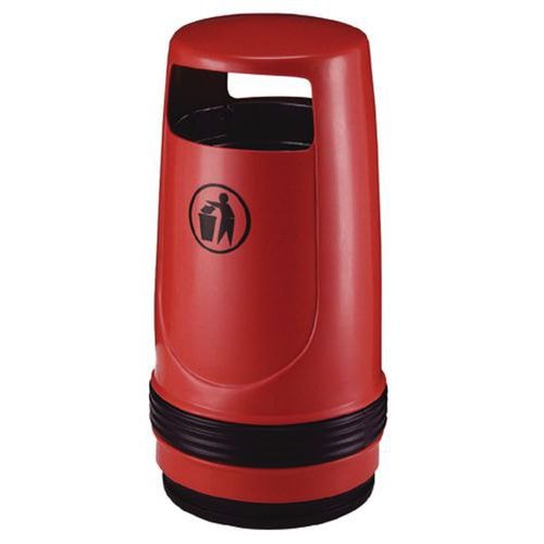 Poubelle Merlin 90L rouge - Image principale