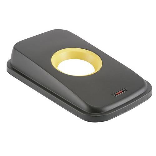 Couvercle canette/bouteille pour poubelle GEO Jaune - Image principale