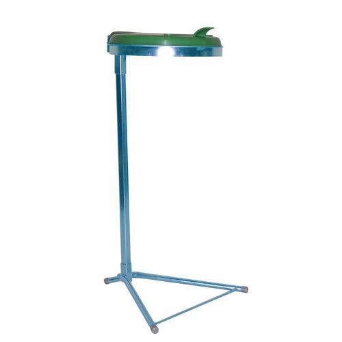 Support sac-poubelle - 120 L avec couvercle Vert - Image principale
