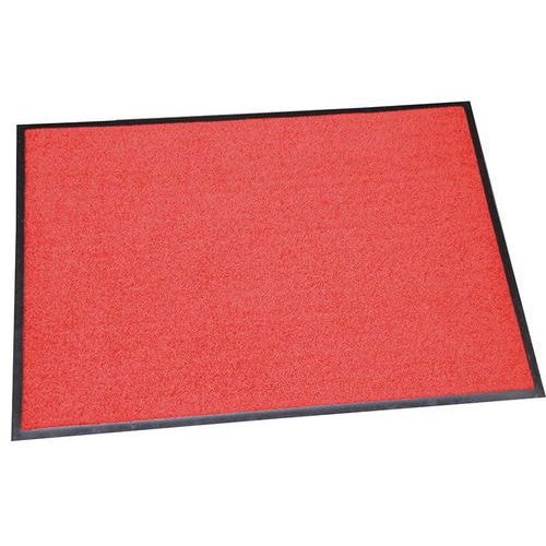 Tapis d'entrée absorbant zone trafic léger 120x90 cm Rouge - Image principale