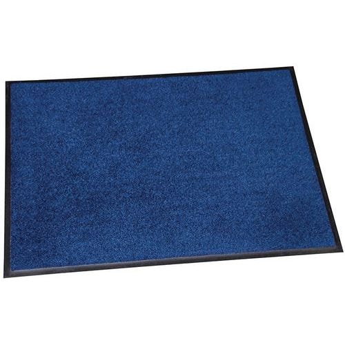 Tapis d'entrée absorbant zone trafic léger 120x90 cm Bleu foncé - Image principale