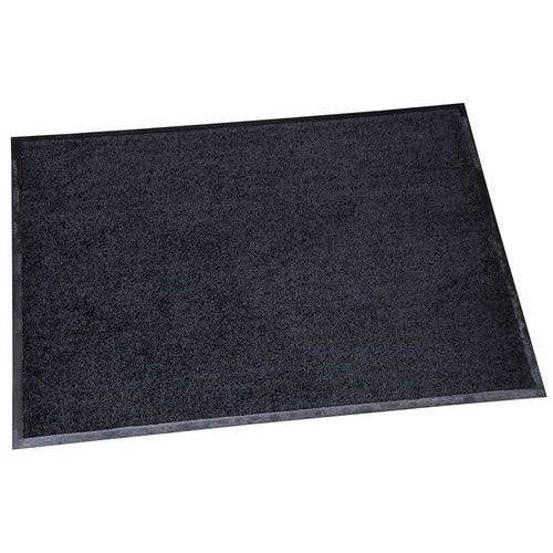 Tapis d'entrée absorbant zone trafic léger 120x90 cm Noir - Image principale
