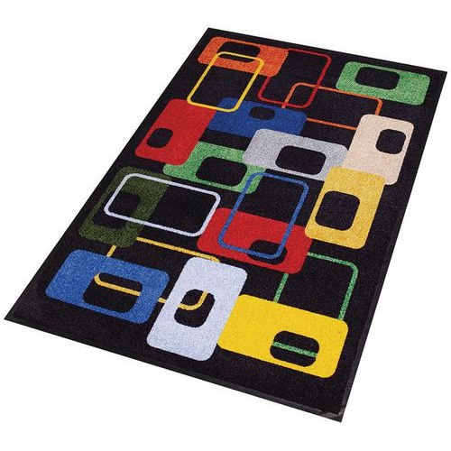 Tapis d'entrée décoratif Modern 70'S 900x1200x6mm - Image principale