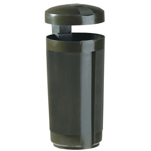 Poubelle extérieure Prima Linea 50 L Brun sienne - Image principale