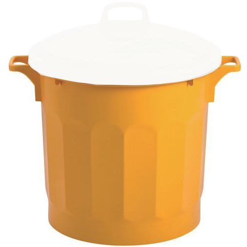 Poubelle agroalimentaire tri sélectif  HACCP - 75 L Jaune - Image principale